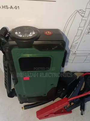 Car Jump Starter With Inflator (Three in One)