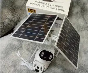 Dual Lens Dual Screen Solar PTZ Camera