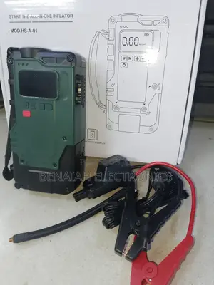 Efficient Car Jump Starter With Inflator.High Performance
