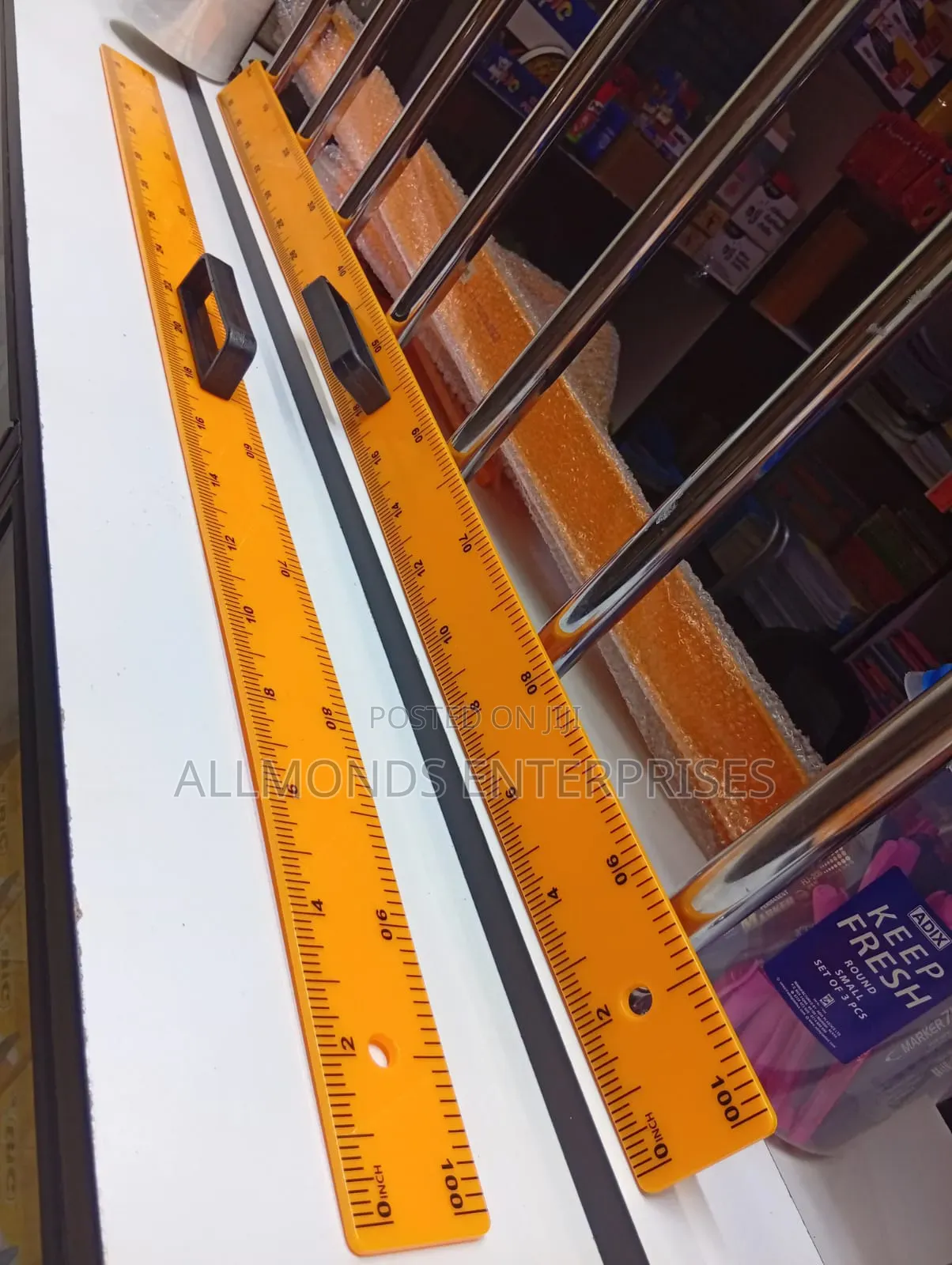 Plastic Blackboard Ruler 100cm