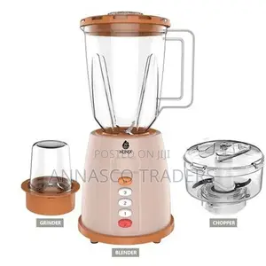 Nunix 3 In 1 Blender, Grinder & Chopper Ak-444