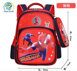 Spiderman Themed School Bag for Grade 1, 2 and 3