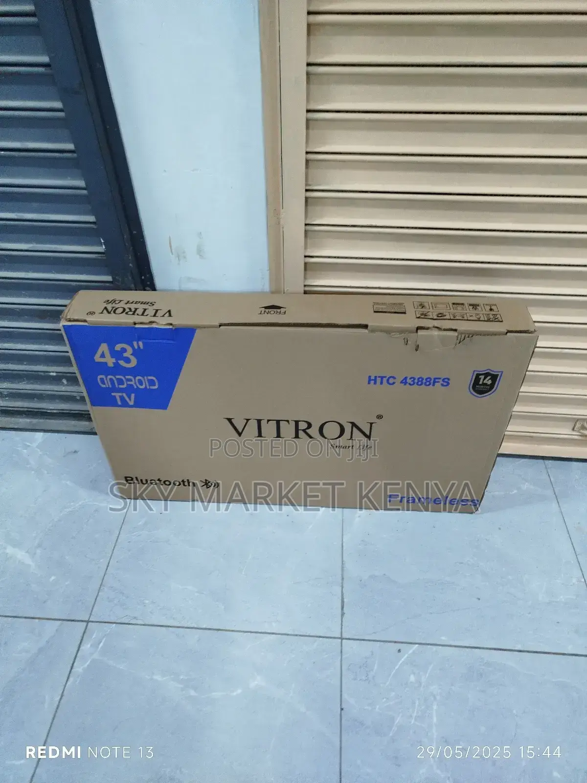 Vitron 43 Inch Smart Android Frameless Tv