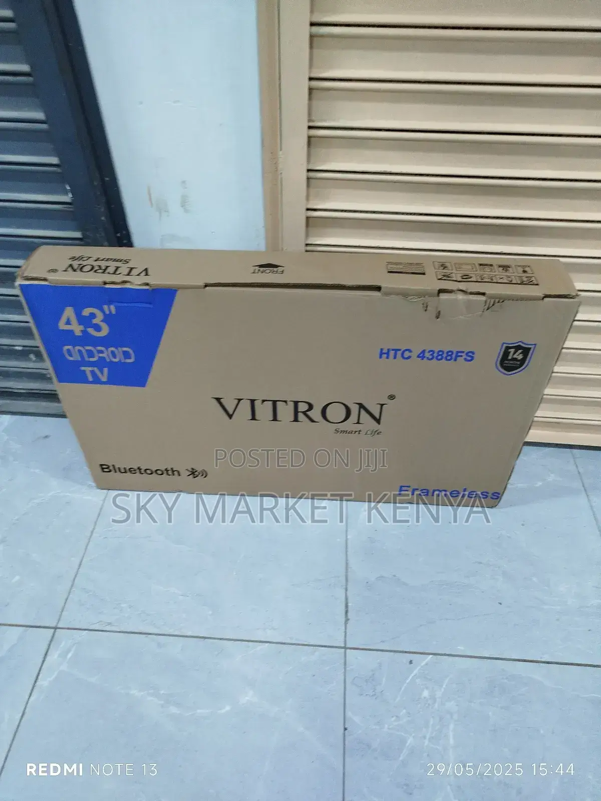 Vitron 43 Inch Smart Android Frameless Tv