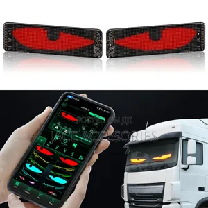 Car Windscreen  Devil Eyes App Controlled