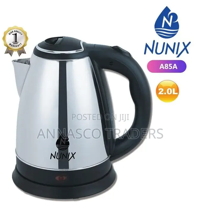 Nunix 2.0l Stainless Steel Electric Kettle