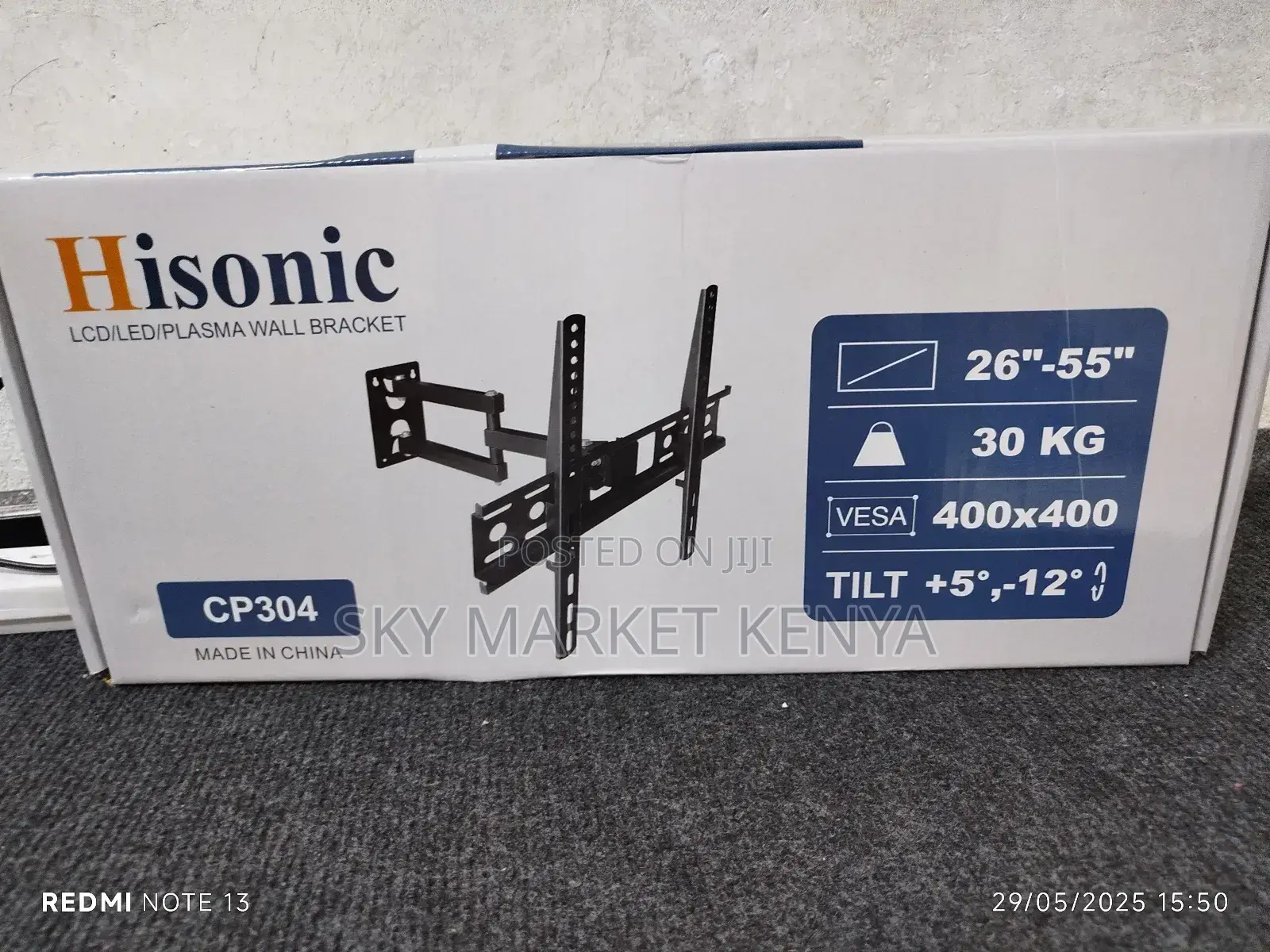 LCD /Led / Plasma Wall Bracket Single Arm