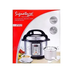 Signature 6.0l Electric Non Stick Pressure Cooker