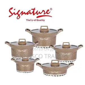 Signature 10 Pc Quality Heavy Non-stick Die Cast Cooking Pot
