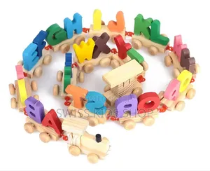 Wooden Letter Train