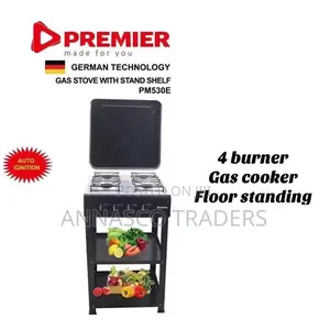 Premier Pm530e All Gas Cooker With Stand Shelf