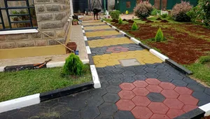 Coloured Cabro and Landscaping Works