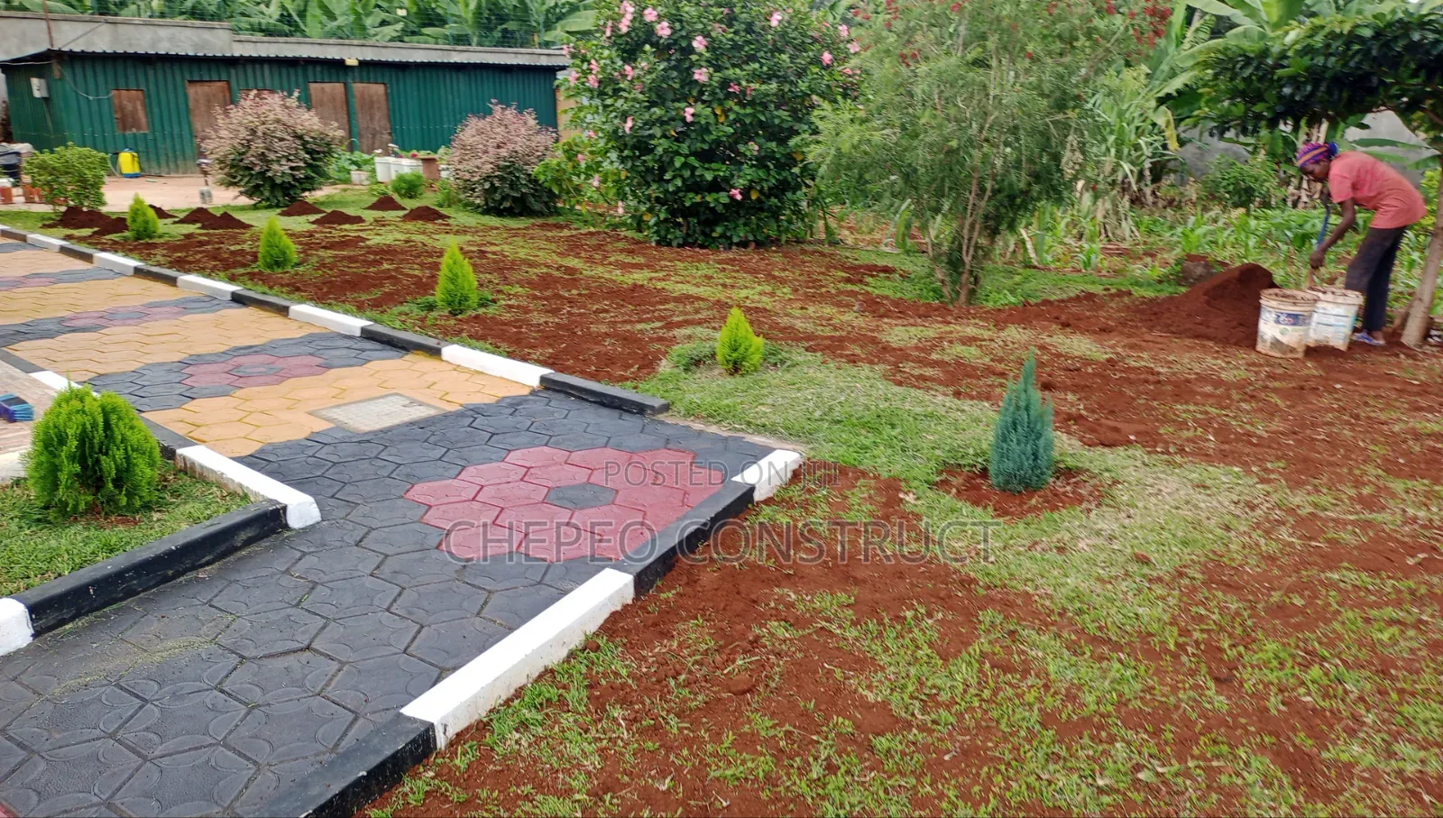 Coloured Cabro and Landscaping Works