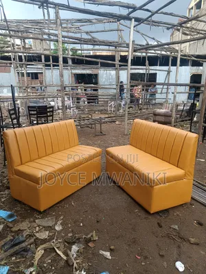 Restaurant or Waiting Couch, Gold Colour 