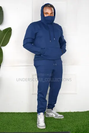 Executive Men Navy Blue Turkey Tracksuit