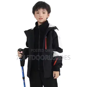 3 in 1 Winter Kids Windbreaker Jacket