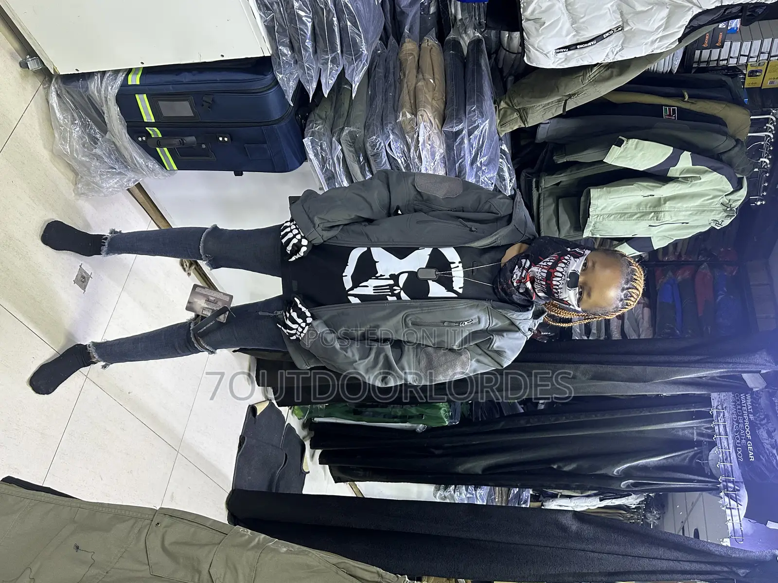 Waterproof Softshell Tactical Jackets Grey