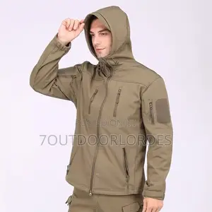 Tactical Waterproof Softshell Jacket Brown