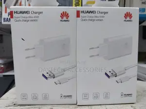 Huawei Supercharge Wall Charger With Usb Type-C Cable