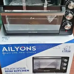 Electric Oven 40l, Ailyons, With 3 Knobs; Ailyons