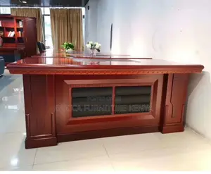 Office Desk:1600mm Solid Directors Table With Extension Unit