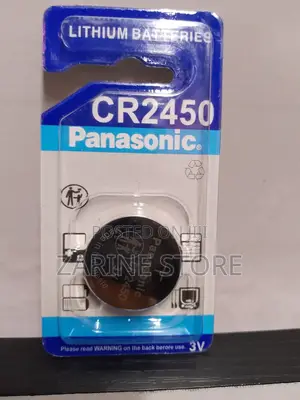 Panasonic Lithium Battery Cr2450 Batteries 3 Volts