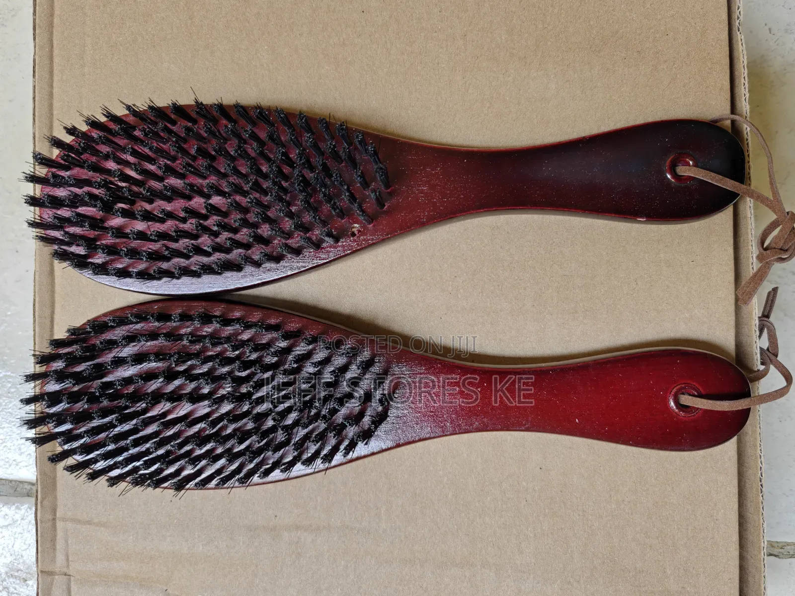 Single Brown Barber Brush