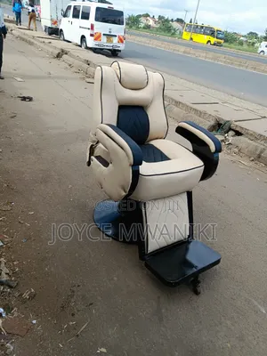Barber Seat, Black and Baige Colour 