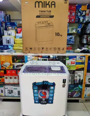 *Mika Washing Machine Twin Tub 10kg With Air Dryer