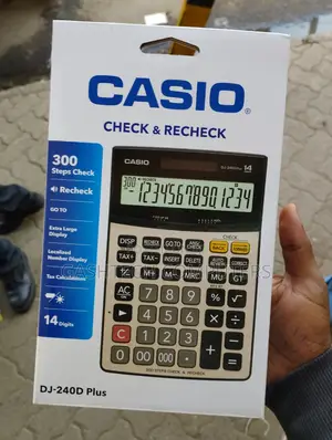 Casio Dj-240d Plus 14 Digits Desktop Calculator