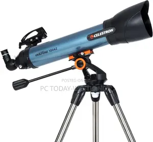 Celestron Inspire 100az Refractor Telescope Smartphone Adapt