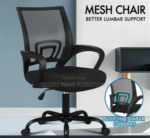 Black Swivel Mesh Office Chair Jk9t