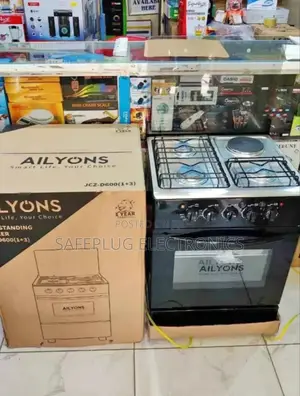 Standing Cooker Ailyons 60 by 60cm, 3g+1e; New