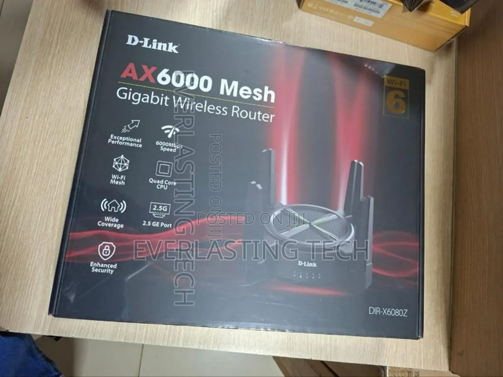 D-Link Ax6000 Multi Gigabit Wi-Fi 6 Router – Dir-X6080z