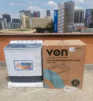 10 KGS Von Twin Tub Washing Machine