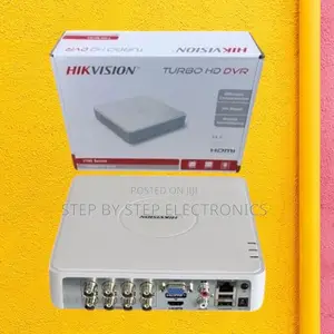 Low-Cost Hikvision 4 Channel Upto 1080p DVR Machine-White