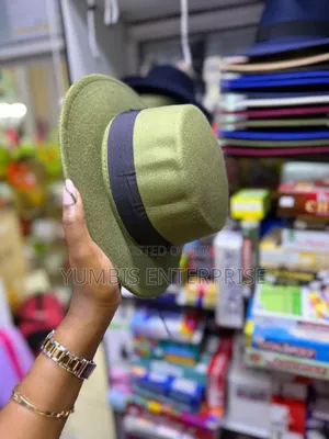 Jungle Green Flat Top Fedora Hats