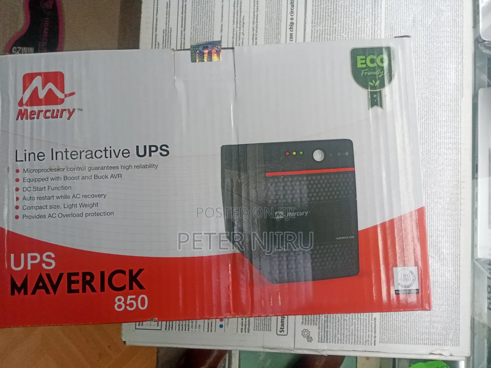 Mercury Maverick 850, Offline, 850va/510w, 2x Universal