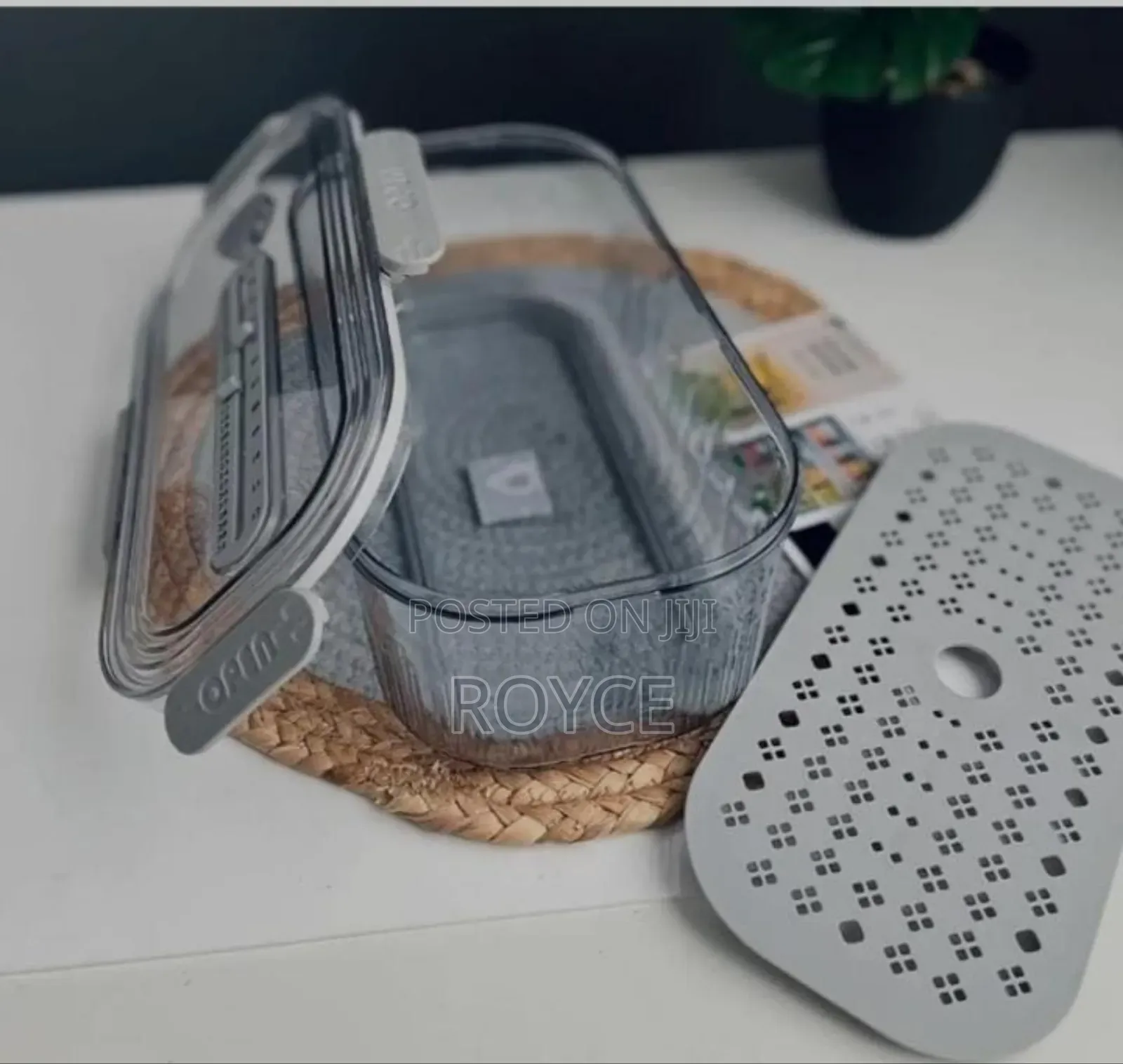 Timekeeping Stackable Storage Container