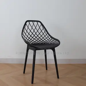 Office Chairs:Lightweight Plastic Dining Seat Without Arms