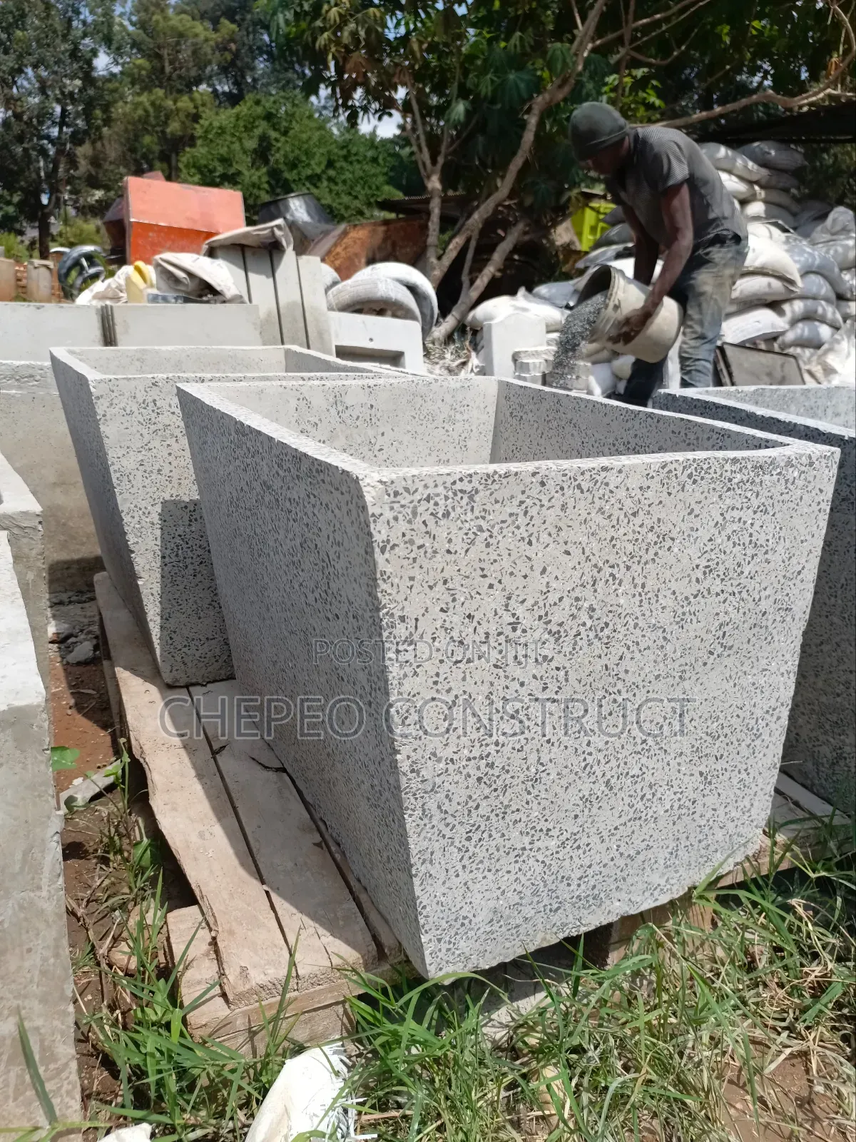 Dhobi Concrete Sink High Quality Terrazzo Finish