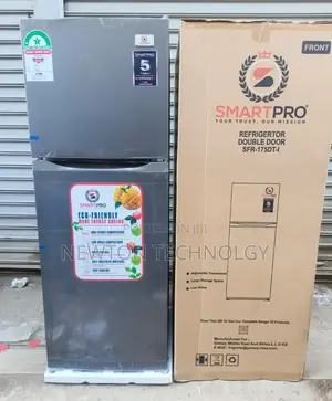 Smart Pro Double Door Refrigerator, 138l - Silver