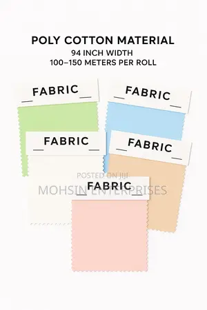 Durable Poly Cotton Bedsheet Fabric – Wide Versatile