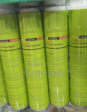 Foam Cleaner Available 
