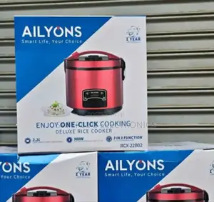 Rice Cooker RCX-22b01 (Ailyons) Red ; Brand New