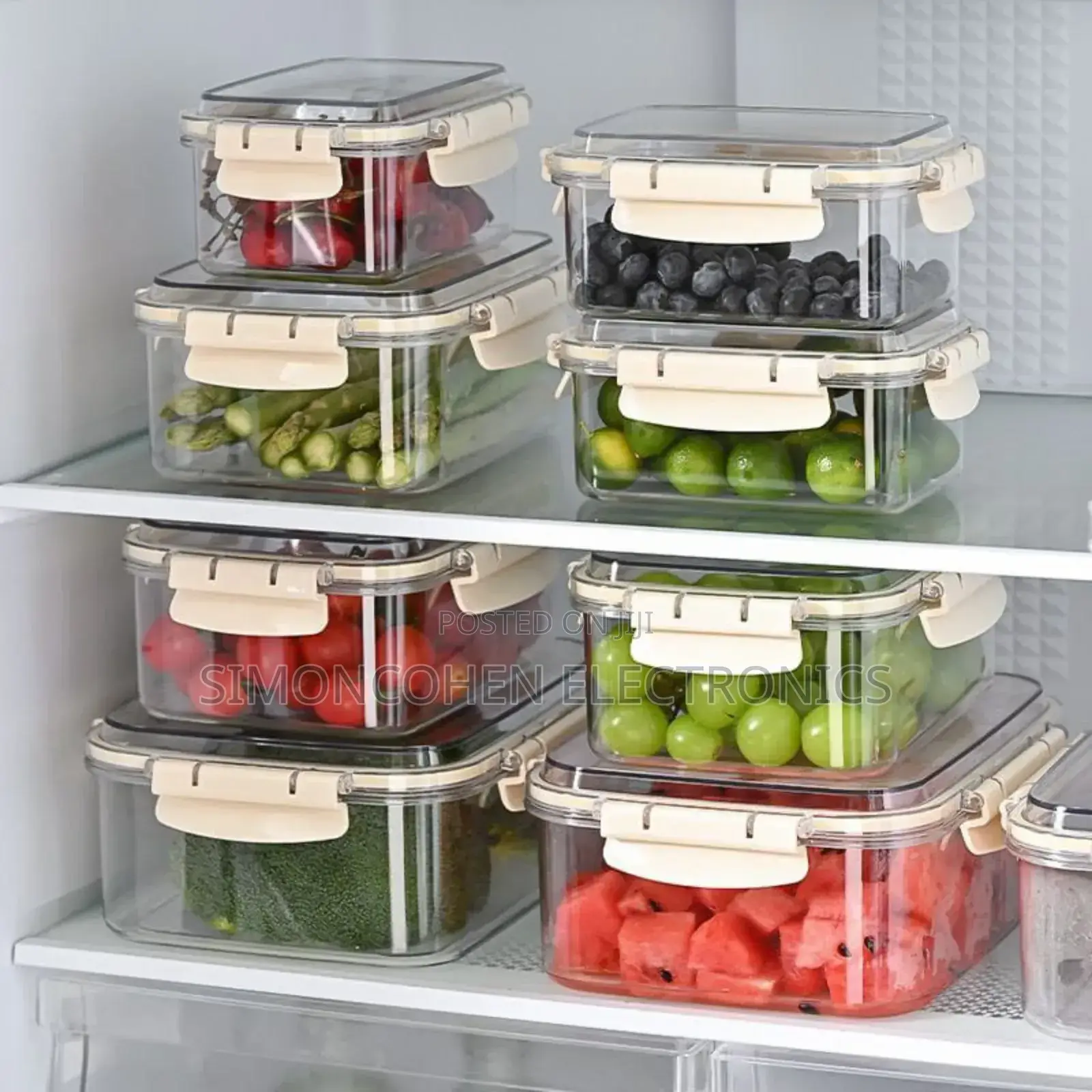 Airtight Clip Lock Lids Food Storage