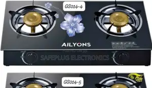 Glass Table Top Cooker, Ailyons 2 Burner, Gas Stove