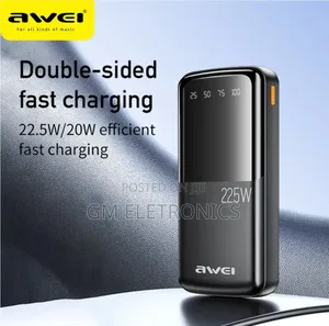 22.5w Fast Charge Awei 20000mah Portable Powerbank-New.