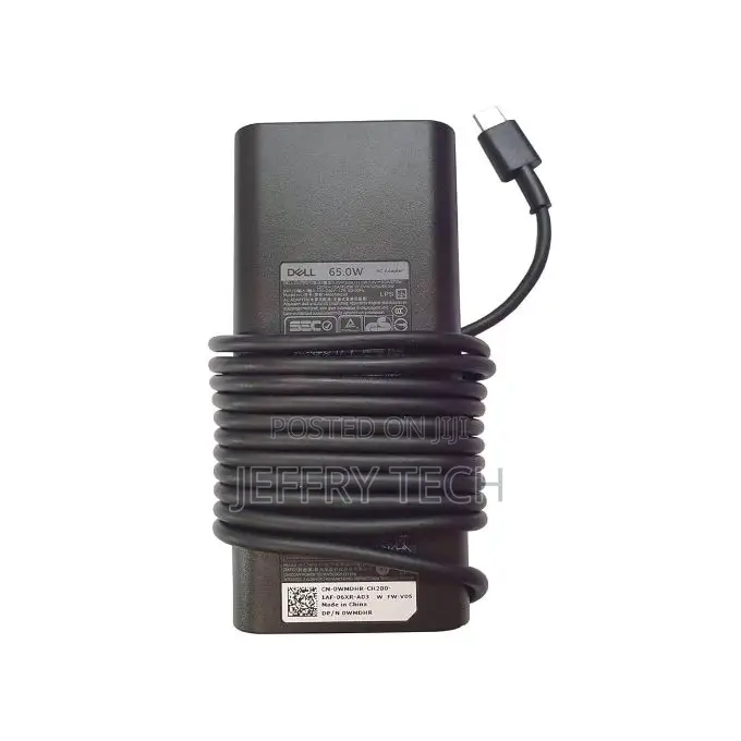 Dell Original 65w Usb Type-C Adapter for Laptop, Latitude 7