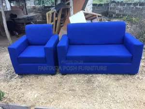 3-Seater Sofa in Bold Blue